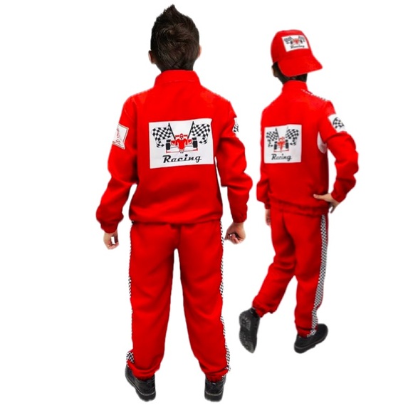 CoolChange Racing Driver Halloween Costume Kid’s Size M 8. (EU 128) - Picture 2 of 7